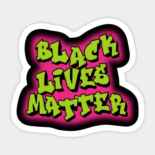 Black Lives Matter 90s Fresh Prince Retro Style Sticker